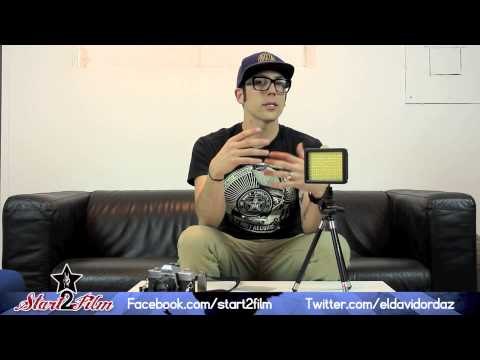 Luz led para mejorar tus videos