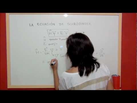 QUIMICA Estructura de la materia - Ecuación de Schrödinger 