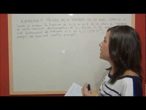 Química práctica. Ejercicio 7 Estructura atómica