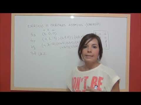 Química práctica. Ejercicio 11 Estructura atómica