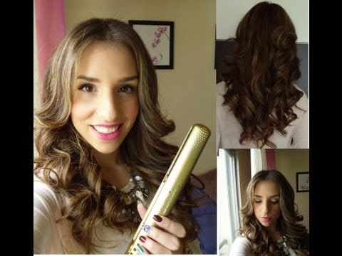 Como hacer rizos anchos con plancha
