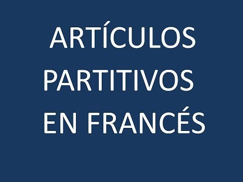 Curso de Francés. Parte 39