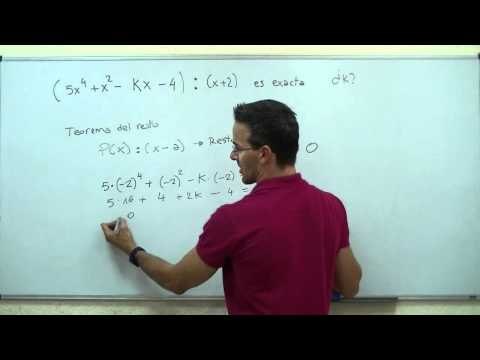 Teorema del resto. 4ª ESO