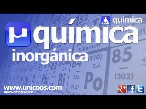 Química inorgánica. Parte 2
