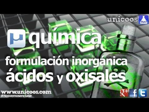 Química inorgánica. Parte 4