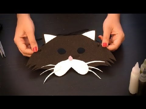 Como hacer un antifaz de gato