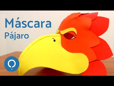 Como hacer una máscara pájaro