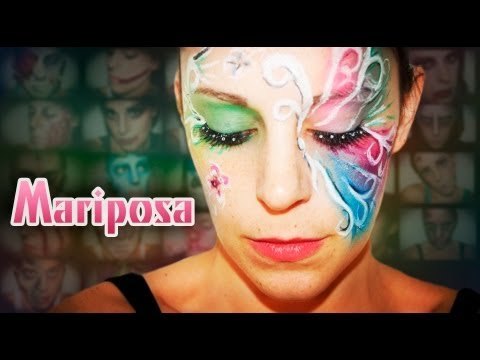 Maquillaje de mariposa