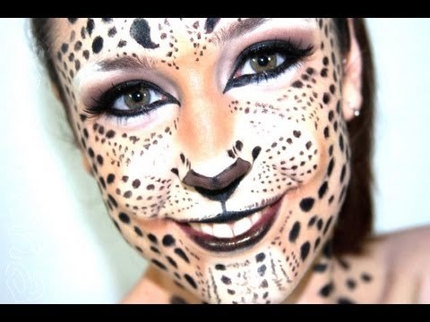 Maquillaje de leopardo