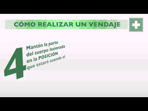 Como realizar un vendaje