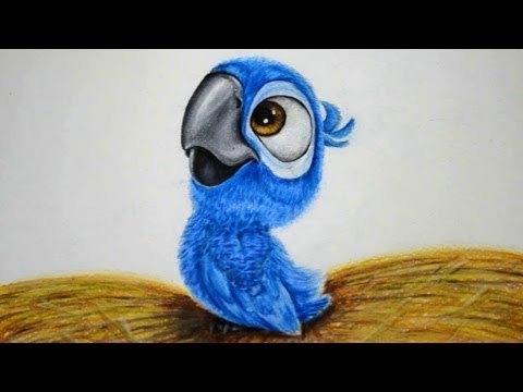 Como dibujar a Blue de Rio