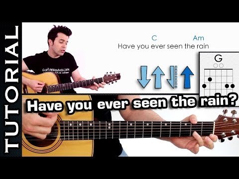 Aprende a tocar "Have you ever seen the rain?"