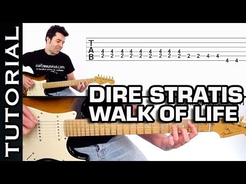 Aprende a tocar "Walk of life"