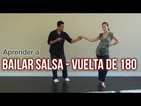 Aprende a bailar salsa. La vuelta 180