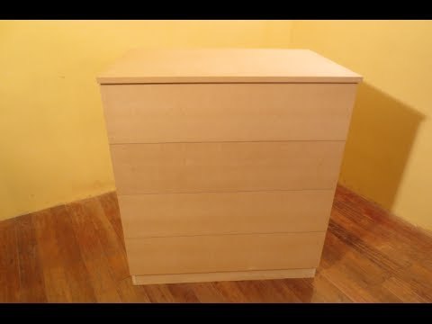 Como hacer una cómoda cajonera