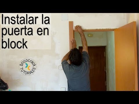 Como instalar una puerta de paso en block