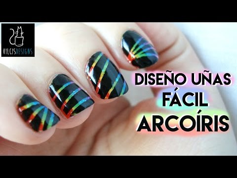 Uñas arcoiris