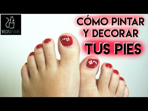 Como pintarse las uñas de los pies