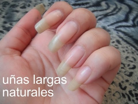 Como lograr uñas largas naturales
