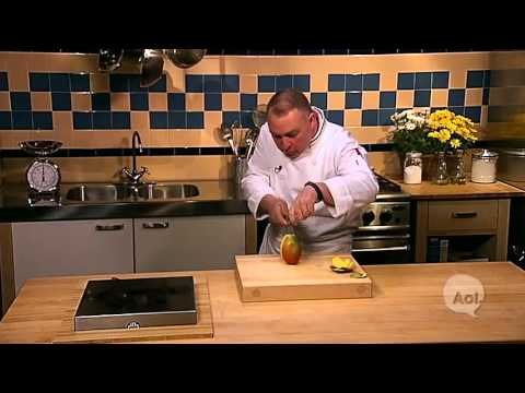 Como pelar y cortar un mango