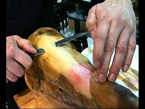 Como cortar un jamón