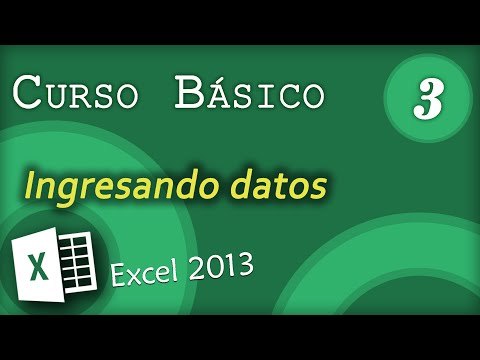Excel 2013. Curso Básico. Parte 3