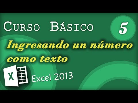 Excel 2013. Curso Básico. Parte 5