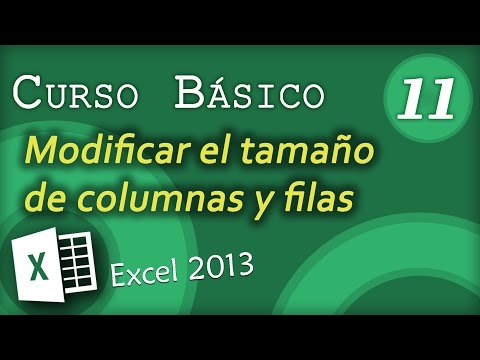 Excel 2013. Curso Básico. Parte 11