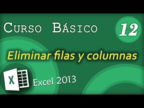 Excel 2013. Curso Básico. Parte 12