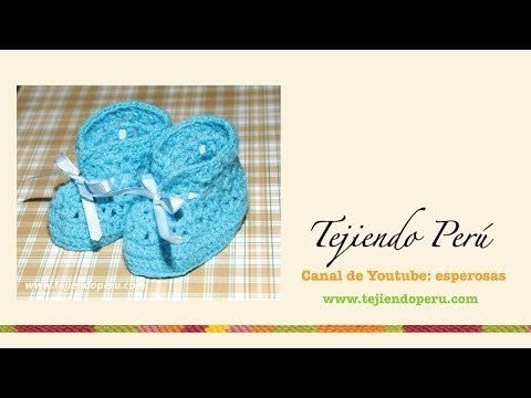 Zapatitos de bebé en crochet