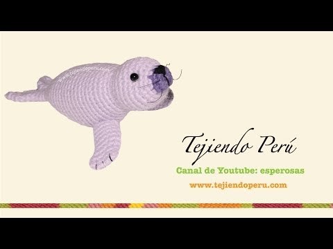 Foca tejida a crochet. Parte 1