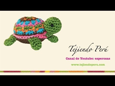 Tortuguita tejida en crochet