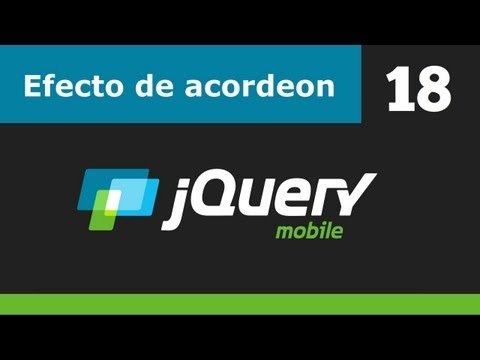 Curso jQuery Mobile. Parte 18