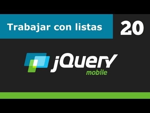 Curso jQuery Mobile. Parte 20