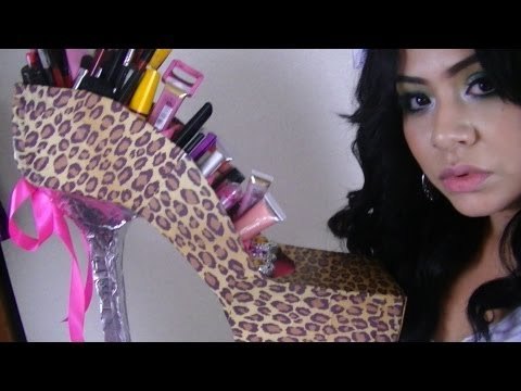 Organizador de pintalabios en forma de zapato