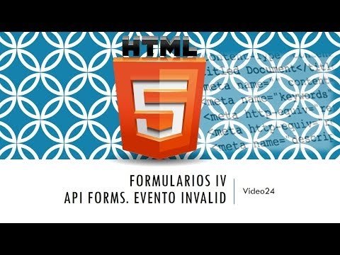 Curso de HTML 5. Parte 24
