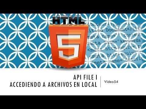 Curso de HTML 5. Parte 54