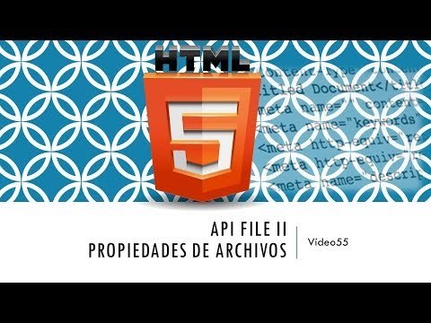 Curso de HTML 5. Parte 55