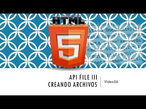 Curso de HTML 5. Parte 56