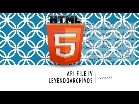 Curso de HTML 5. Parte 57
