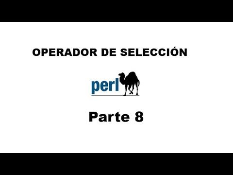 Perl tutorial. Parte 8