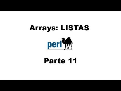 Perl tutorial. Parte 11