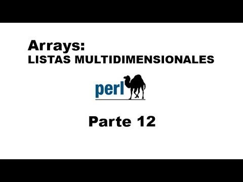 Perl tutorial. Parte 12