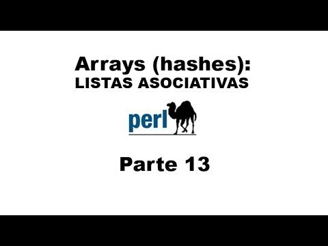 Perl tutorial. Parte 13