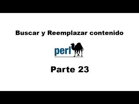 Perl tutorial. Parte 23