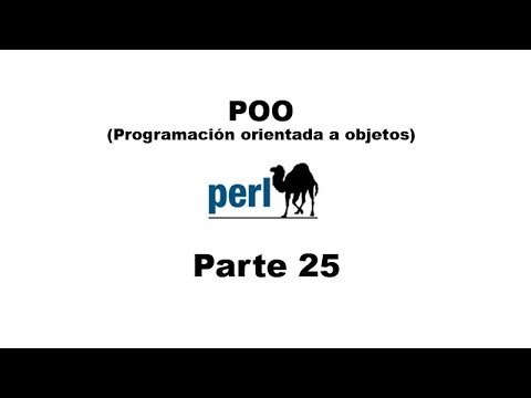 Perl tutorial. Parte 25