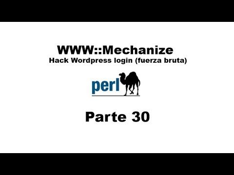 Perl tutorial. Parte 30