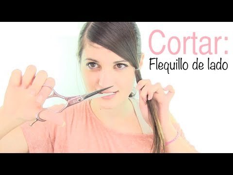 Como cortar el flequillo de lado