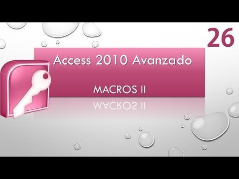 Curso Access 2010 Avanzado. Parte 26