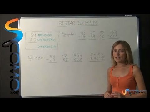 Como restar llevando